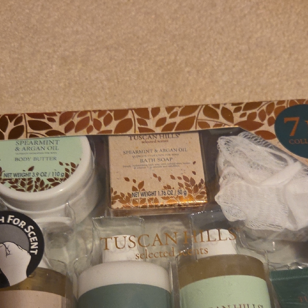Tuscan Hills Spearmint & Argan Oil Body Wash Set, New In Box - Picture 6 of 6